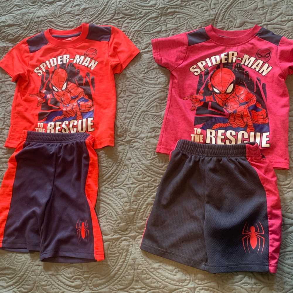 Marvel Spider-Man Red and Black Kids' Outfit